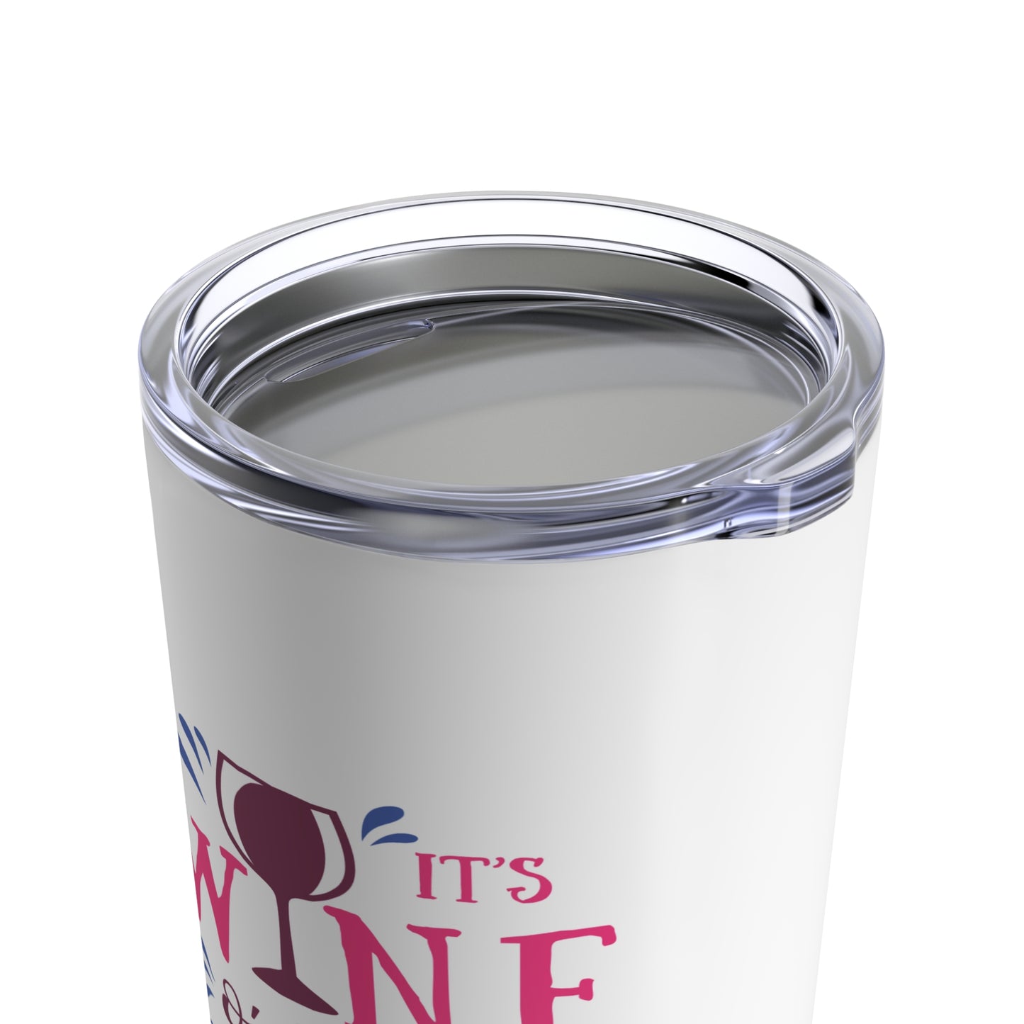 Wine O' Clock Tumbler 20oz, Insulated Cup, Travel Mug, Wine Lover, Wine Gifts, Wine Accessories, Gifts for Women