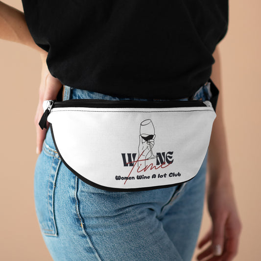 "Women Wine A Lot" Wine Time Fanny Pack, Belt Bag, Crossbody Bag, Purse, Handbag, Travel Bag, Winery, Birthday, Mother Day, Valentine