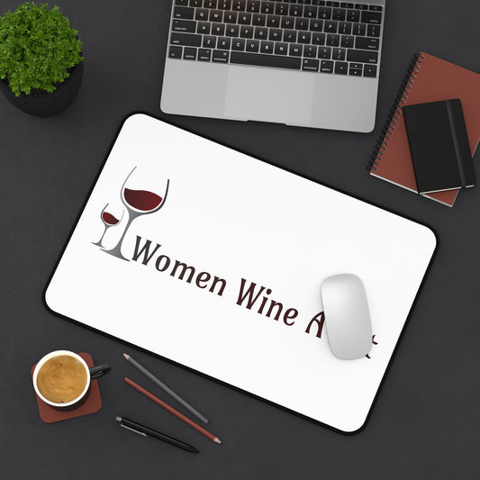 Classic Women Wine A Lot Desk Mat, Desk Mat Gaming, Home Office, Wine Lover Gift Ideas, Wine Accessories