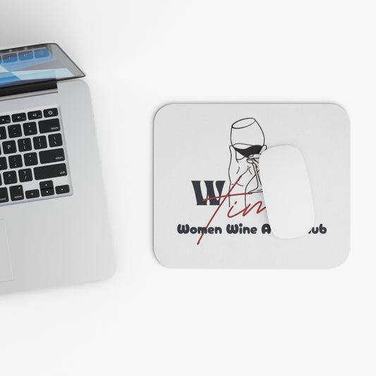 Wine Time Women Wine A Lot Mouse Pad, Office Accessories, Work, School, Wine Lover Gifts, Gifts for Women