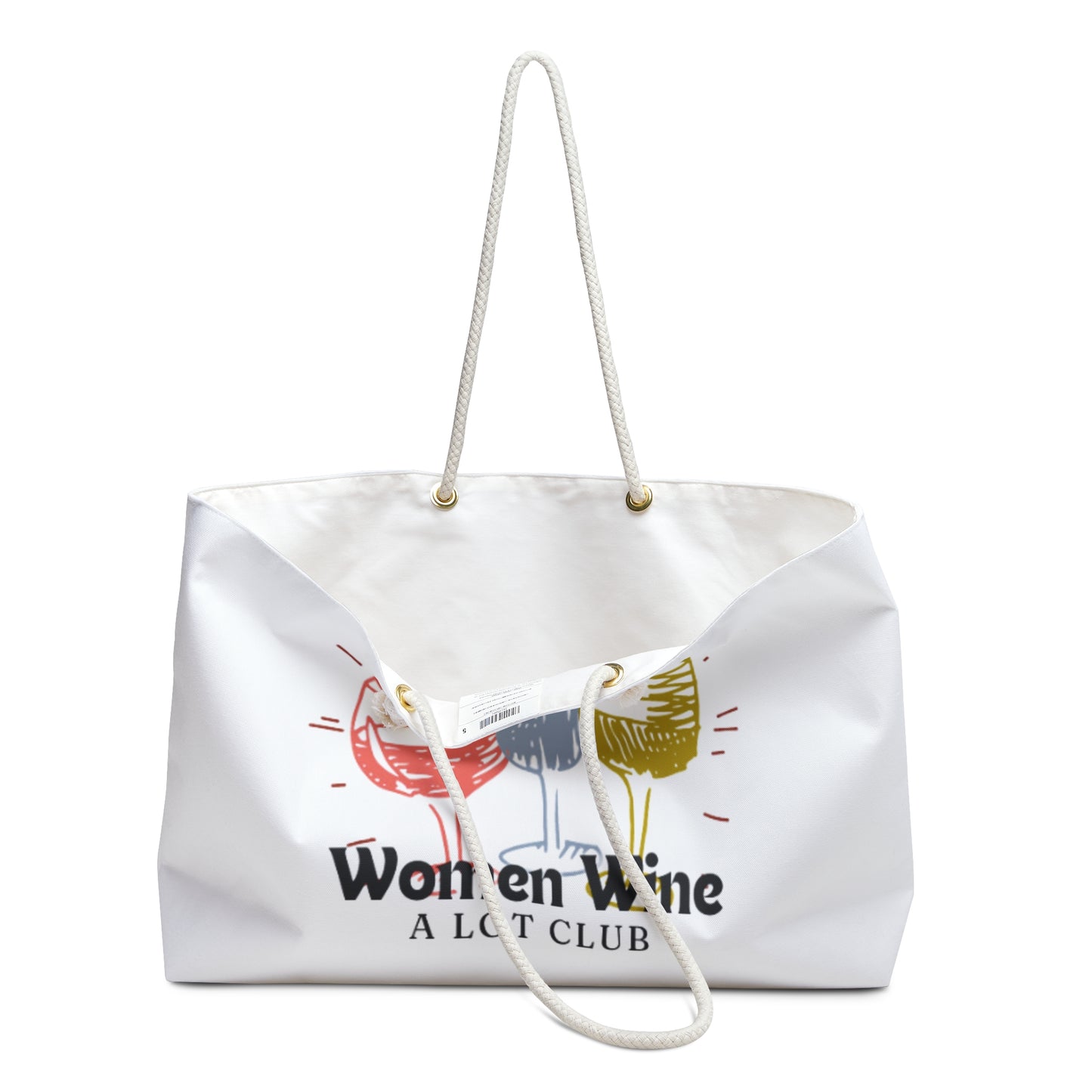 Women Wine A Lot Club Weekender Bag, Overnight Bag, Wine Bag, Travel Bag, Travel Gifts, Travel Accessories, Wine Gifts