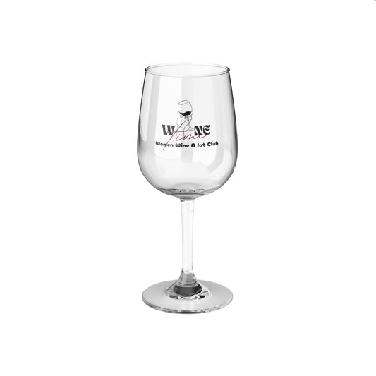 Wine Time 'Women Wine A Lot" Wine Glass, 12oz, Gifts for her, Winery, Bridal Shower, Mother's Day, Glassware, Drinkware