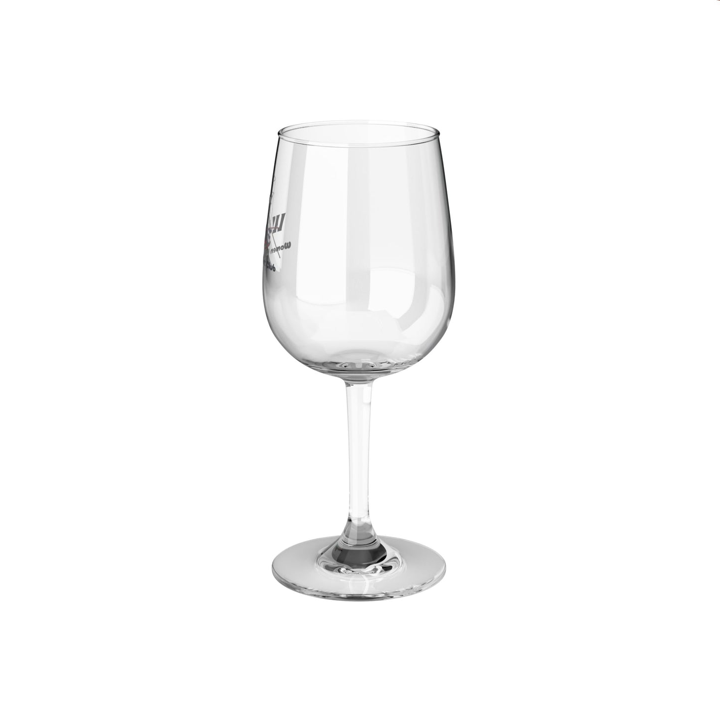 Wine Time 'Women Wine A Lot" Wine Glass, 12oz, Gifts for her, Winery, Bridal Shower, Mother's Day, Glassware, Drinkware